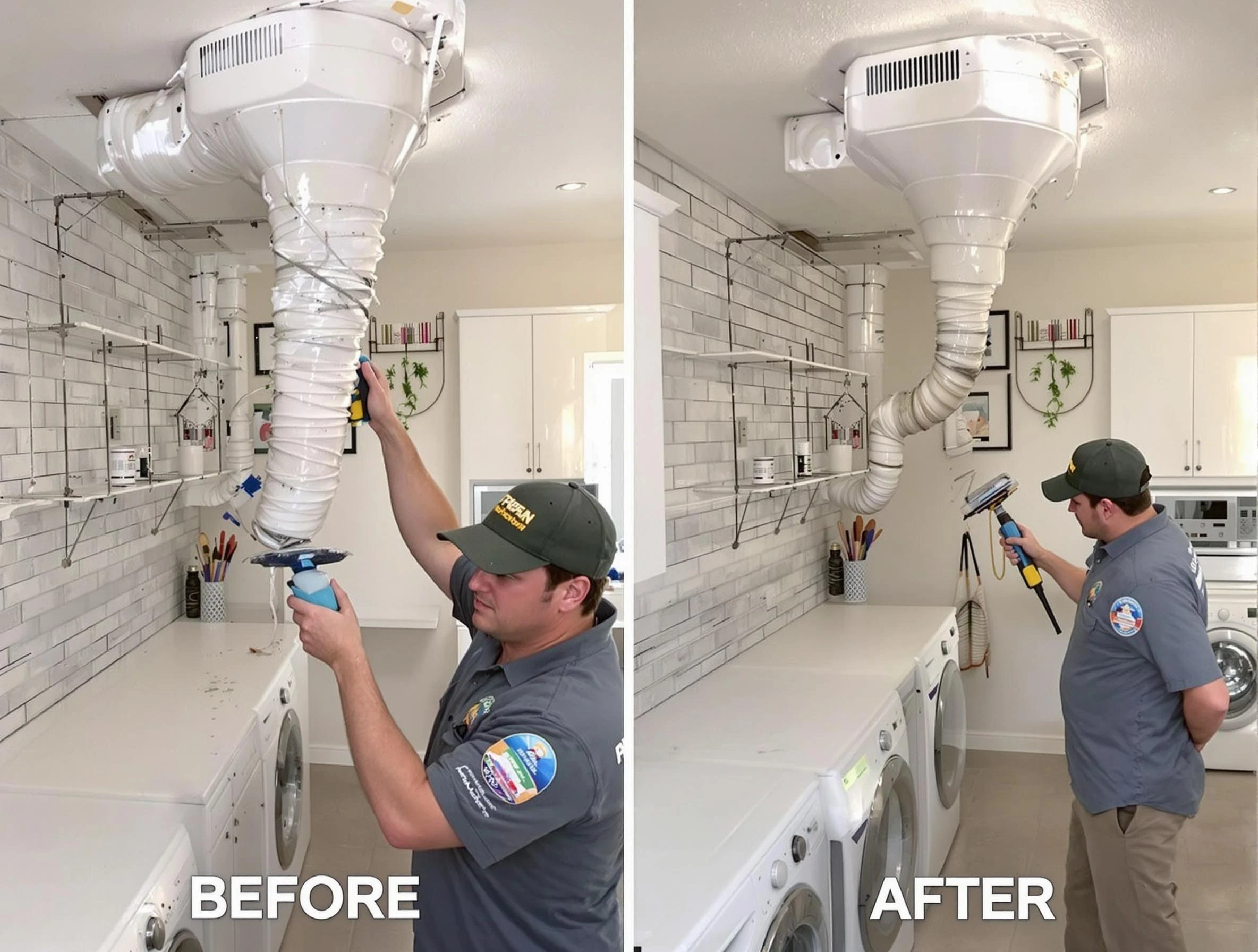 Professional dryer exhaust vent cleaning by Mission Viejo Dryer Vent Cleaning in Mission Viejo