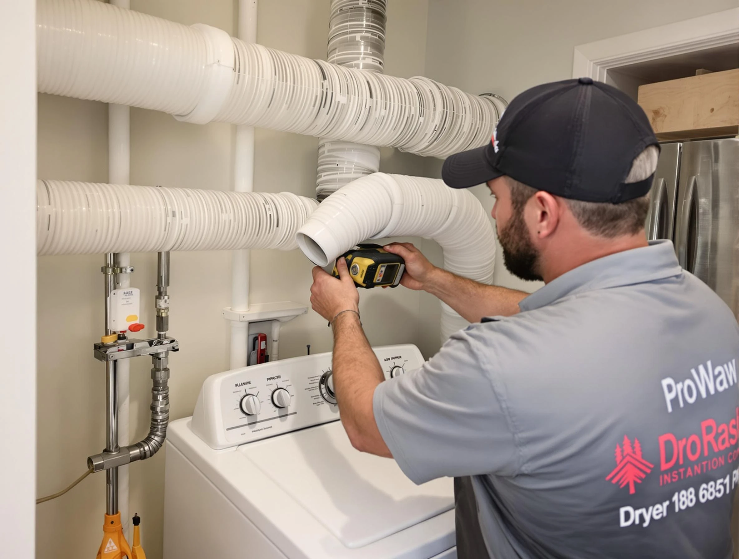 Laundry Room Dryer Vent Installation Service Near Me Tight Space