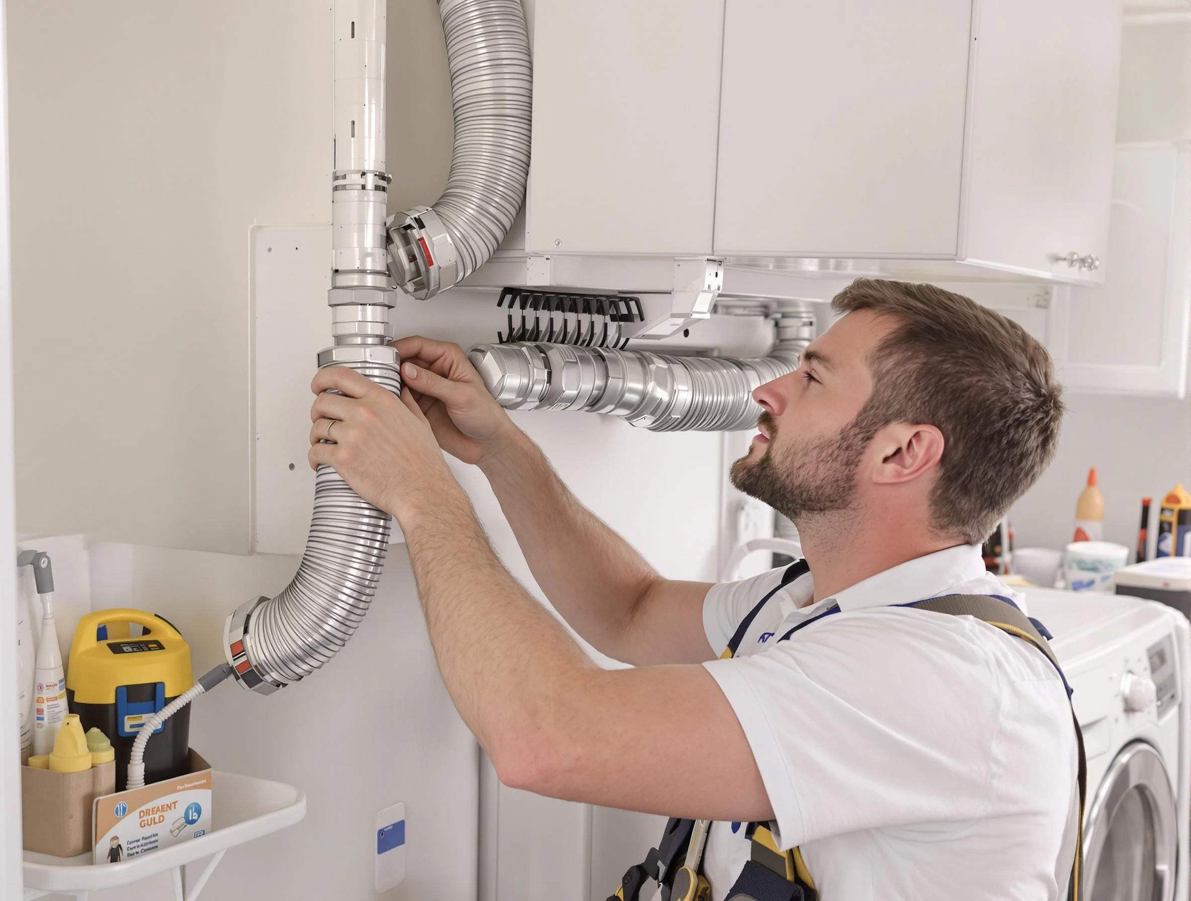 Professional dryer vent repair and installation by Mission Viejo Dryer Vent Cleaning in Mission Viejo